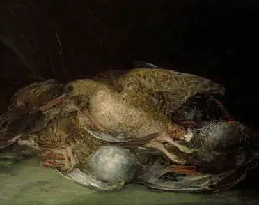Stilleben med snipe - Francisco de Goya