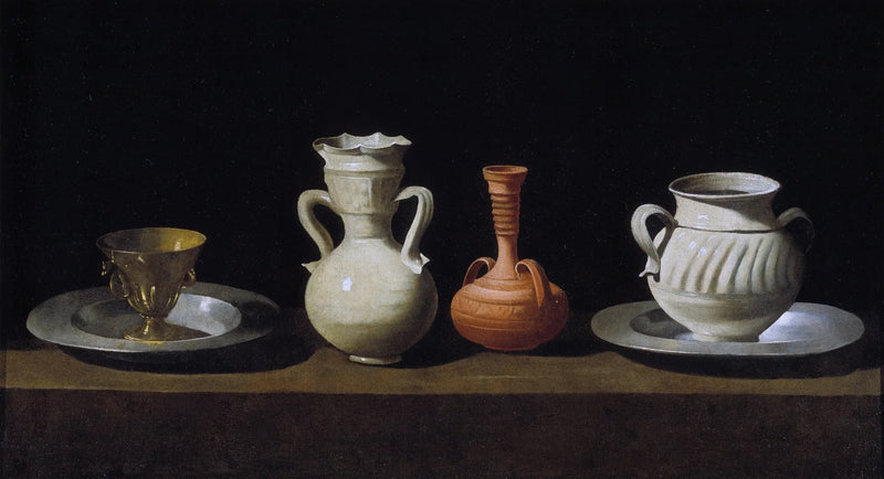Dødsstillhet med krus - Francisco de Zurbarán