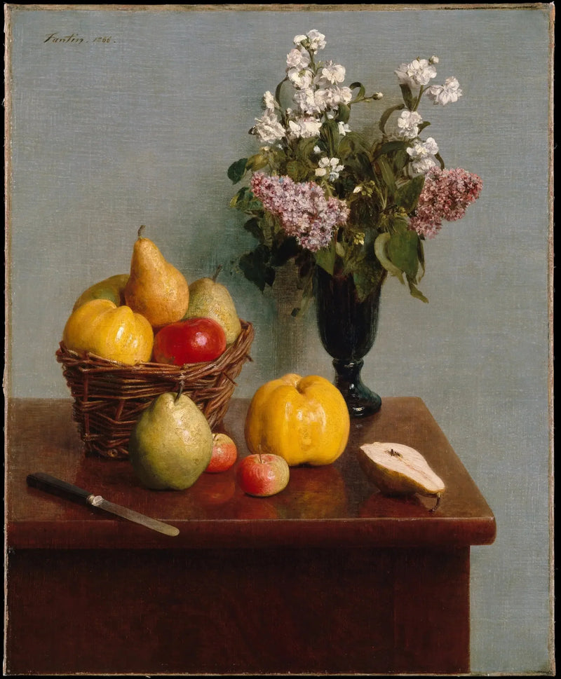 Dødsnatur med blomster og frukt - Henri Fantin-Latour

Source:
Nature morte aux fleurs et aux fruits - Henri Fantin-Latour