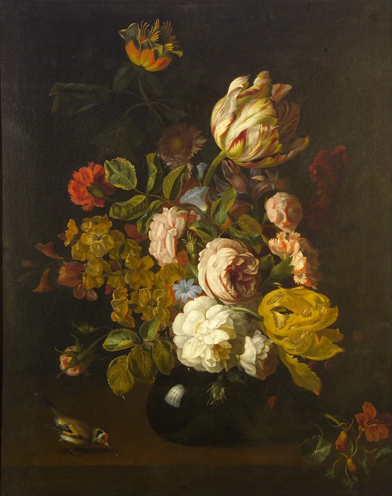 Dødsstillhet med blomster - Tobias Stranover