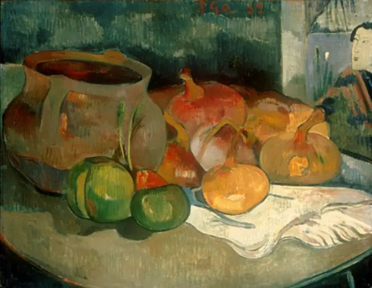 Stilleben med løk - Paul Gauguin