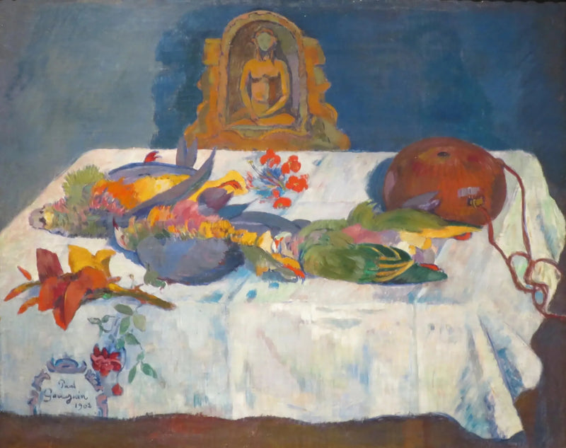 Stilleben med eksotiske fugler - Paul Gauguin