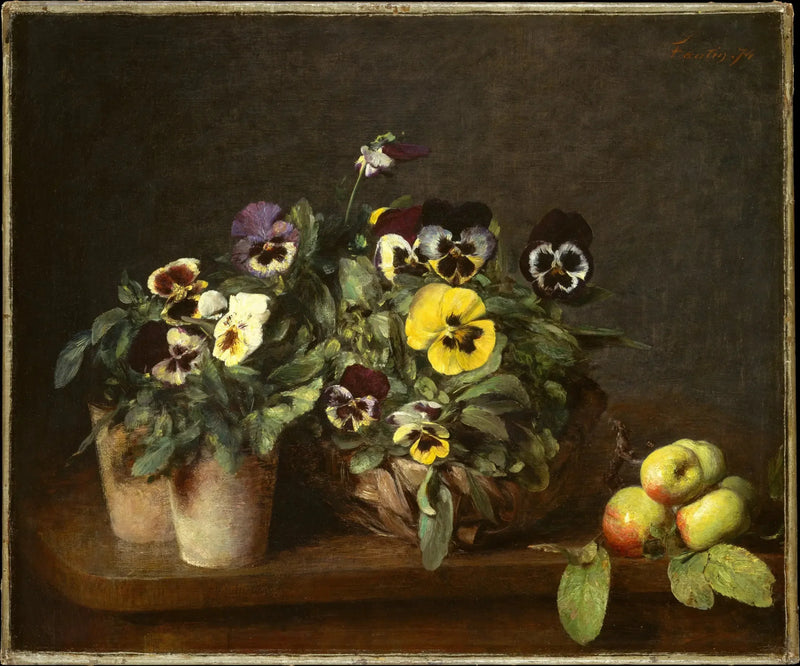 Dødsstillhet med tanker - Henri Fantin-Latour

Source:
Nature morte aux pensées - Henri Fantin-Latour