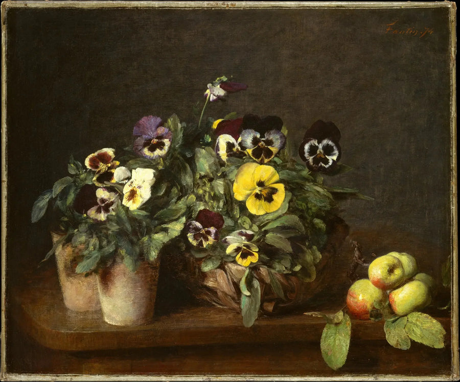 Dødsstillhet med tanker - Henri Fantin-Latour

Source:
Nature morte aux pensées - Henri Fantin-Latour