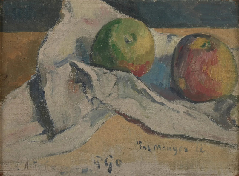 Stilleben med epler - Paul Gauguin