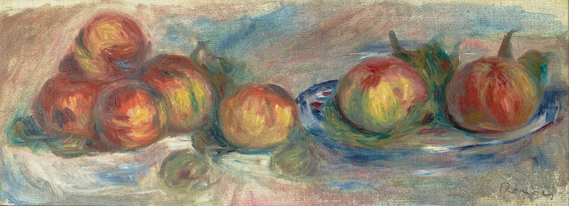 Stilleben med epler - Pierre-Auguste Renoir