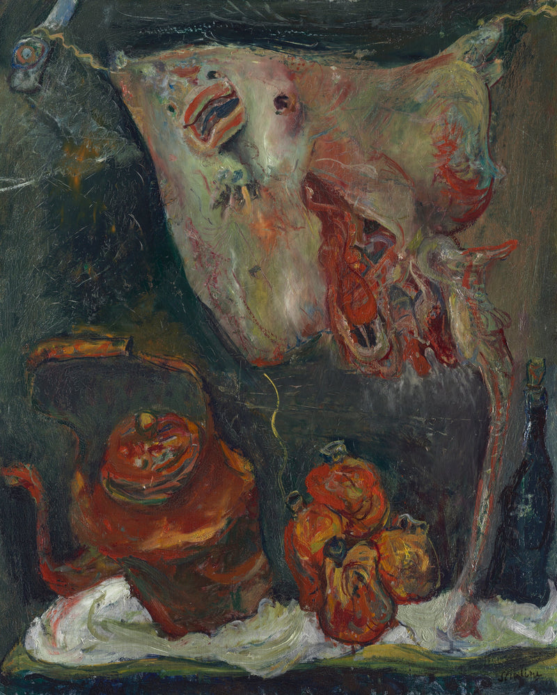 Dødsstilleben med stråler - Chaim Soutine