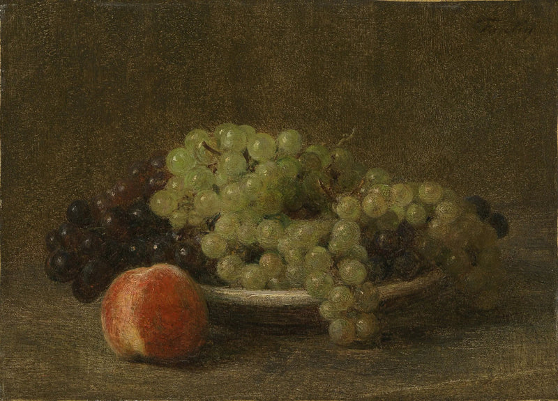 Dødsnatur med druer og fersken - Henri Fantin-Latour

Source:
Nature morte aux raisins et à la pêche - Henri Fantin-Latour
