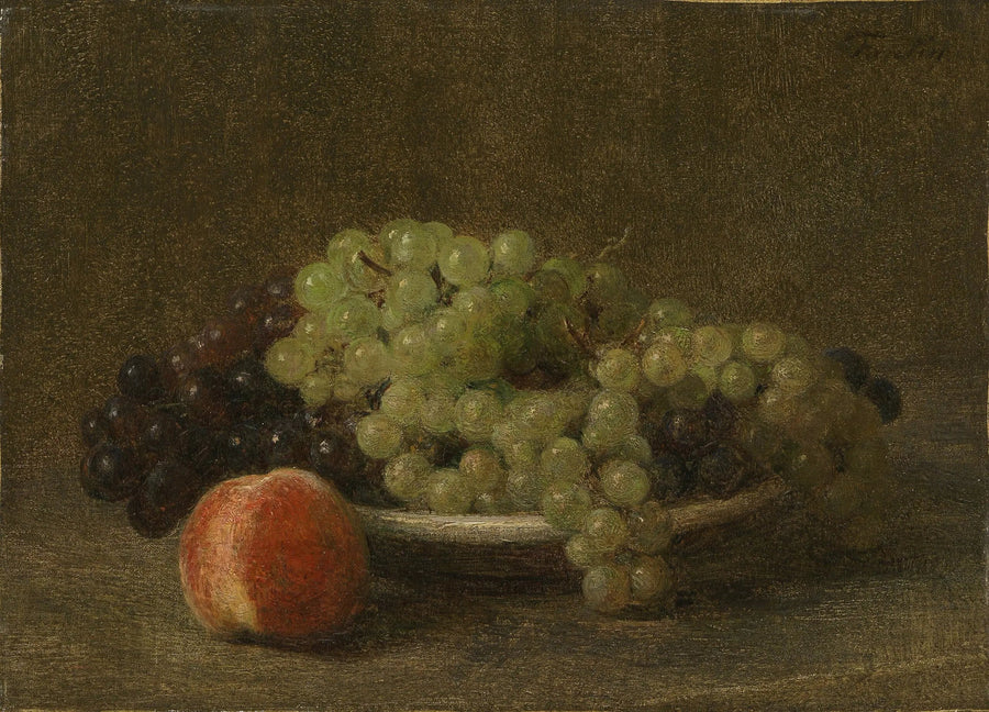 Dødsnatur med druer og fersken - Henri Fantin-Latour

Source:
Nature morte aux raisins et à la pêche - Henri Fantin-Latour