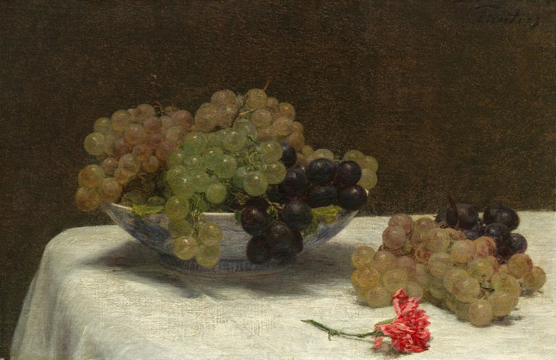 Dødsnatur med druer og en julerose - Henri Fantin-Latour

Source:
Nature morte aux raisins et à un œillet - Henri Fantin-Latour