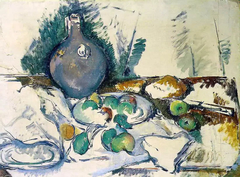 Stilleben med vannkanne - Paul Cézanne