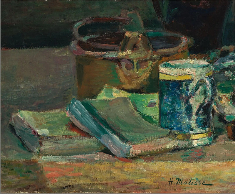 Stilleben med bøker - Henri Matisse