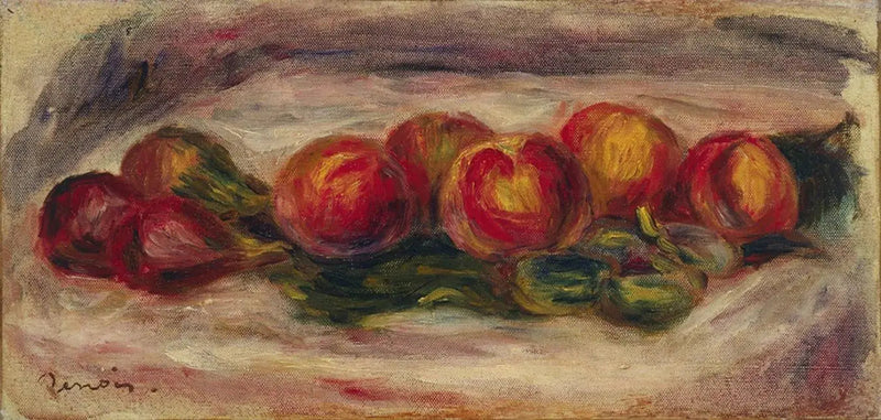 Stilleben med epler og fiken - Pierre-Auguste Renoir