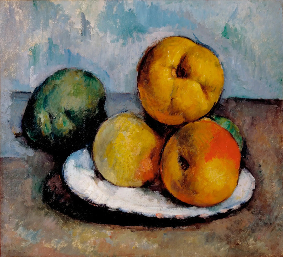 Stilleben med epler - Paul Cézanne