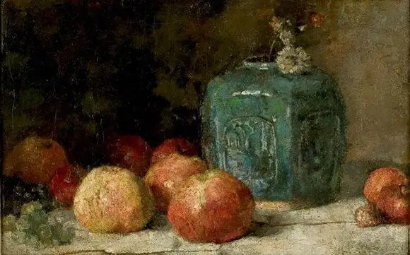 Stilleben med ingefærkrukke og epler - Vincent van Gogh