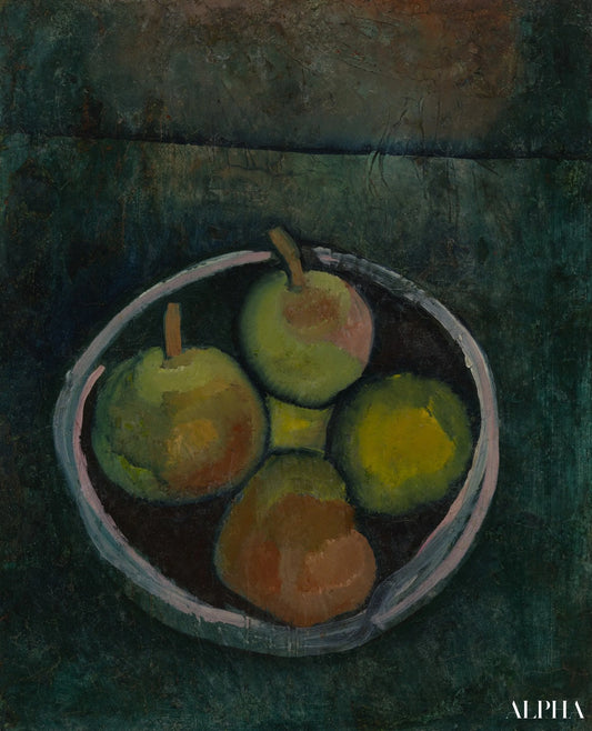 Nature morte avec quatre pommes - Paul Klee - Reproductions de tableaux et peintures haut de gamme