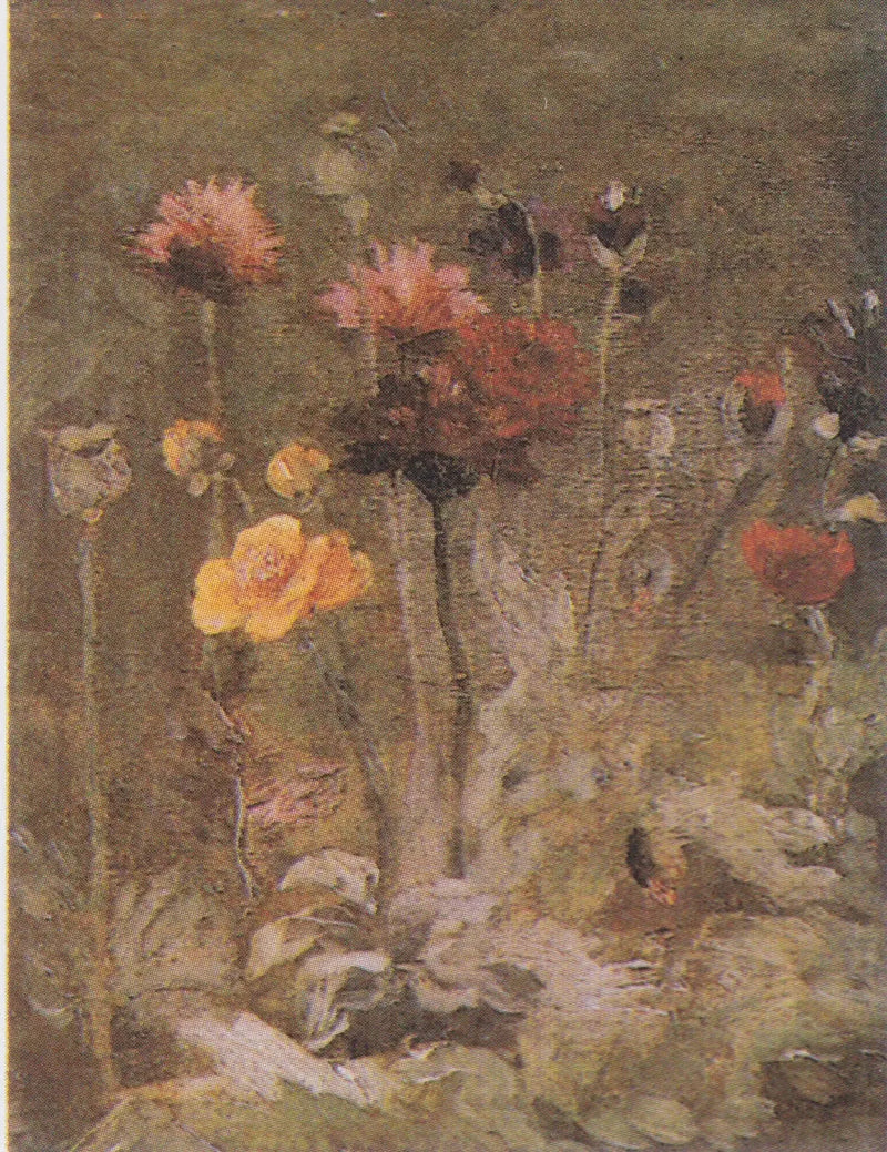 Stilleben med skabioser og ranunkler - Vincent van Gogh