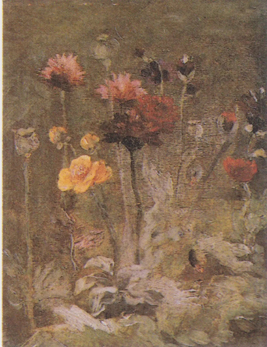 Stilleben med skabioser og ranunkler - Vincent van Gogh