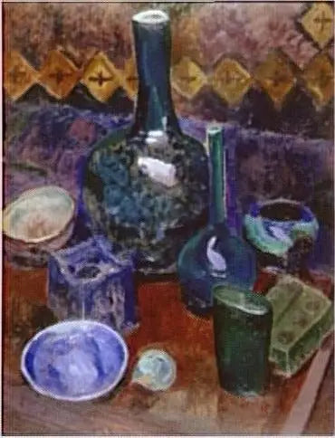 Blå stilleben - Robert Delaunay