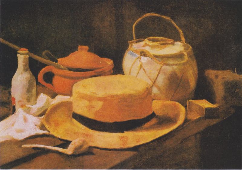 stilleben med stråhatt - Vincent van Gogh