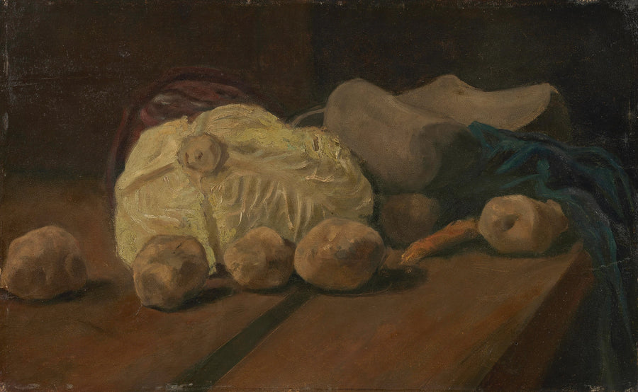 Stilleben med kål og tresko - Vincent van Gogh