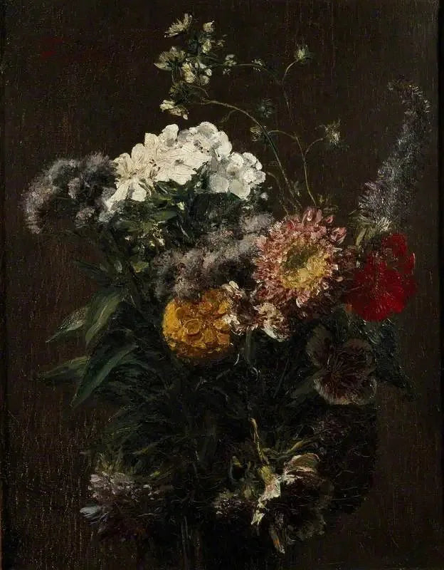 Dødt liv: blandede blomster - Henri Fantin-Latour

Source:
Nature morte : fleurs mélangées - Henri Fantin-Latour