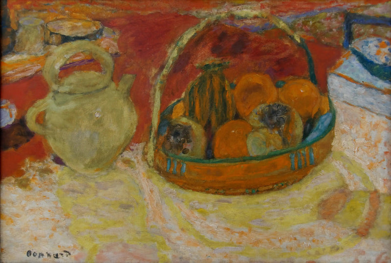 Gul og rød stilleben - Pierre Bonnard