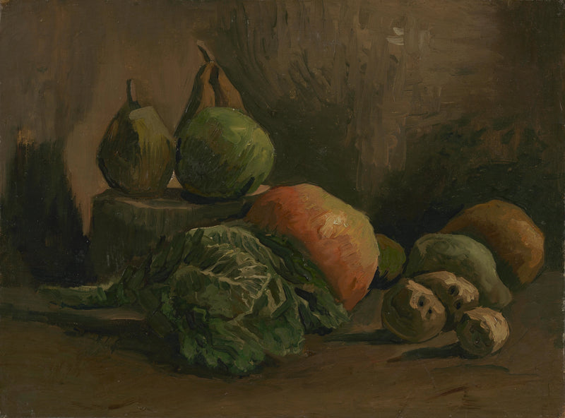 Stilleben med grønnsaker og frukt - Vincent van Gogh