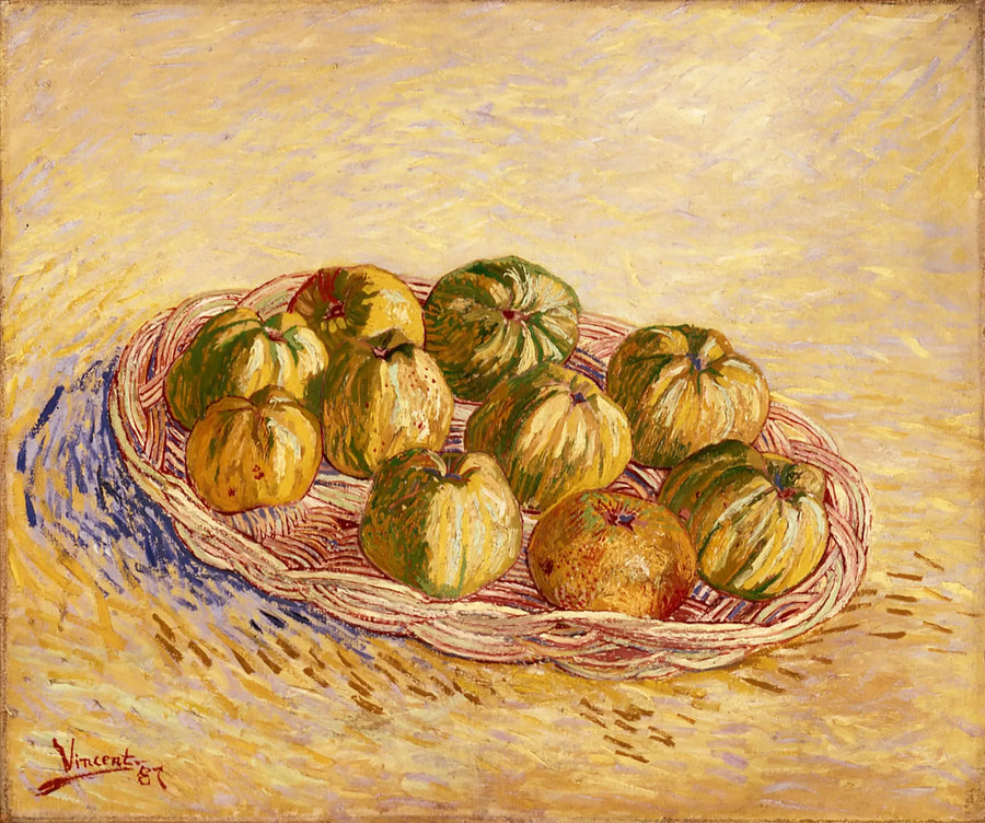 Stilleben, kurv med epler - Vincent van Gogh