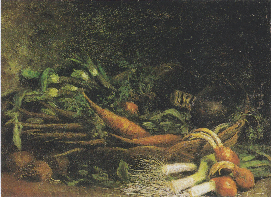 Stilleben med en kurv med grønnsaker - Vincent van Gogh