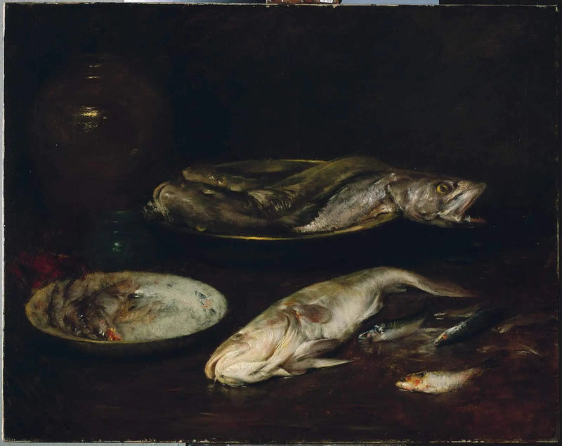 Dødsnatur - Fisk - William Merritt Chase

Source:
Nature morte - Poisson - William Merritt Chase