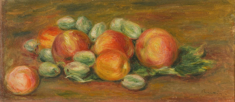 Stilleben med epler - Pierre-Auguste Renoir
