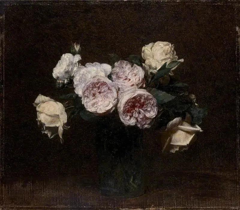 Dødsnatur: roser, hvite og gule - Henri Fantin-Latour

Source:
Nature morte : roses roses, blanches et jaunes - Henri Fantin-Latour