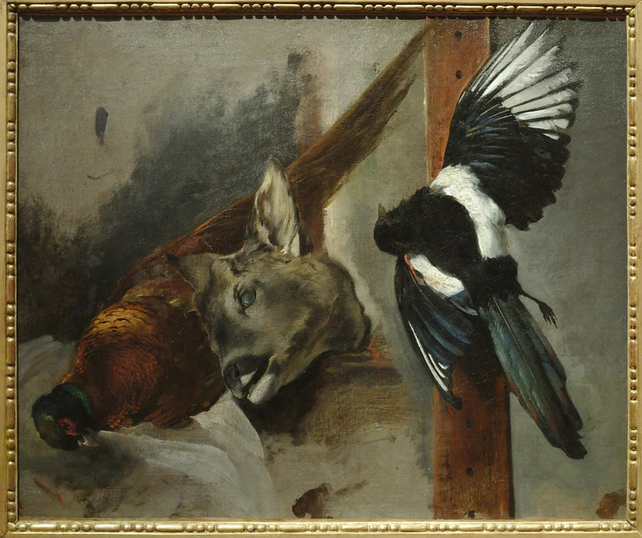 Stilleben: tre stykker vilt - Théodore Géricault