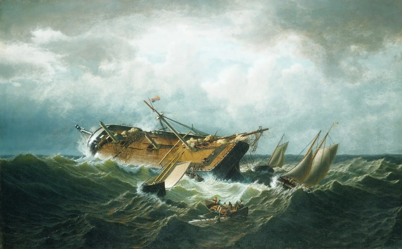 Nødsalget utenfor Nantucket (Nødsalget utenfor Nantucket etter en storm) - William Bradford

Source:
Naufrage au large de Nantucket (Navrage au large de Nantucket après une tempête) - William Bradford