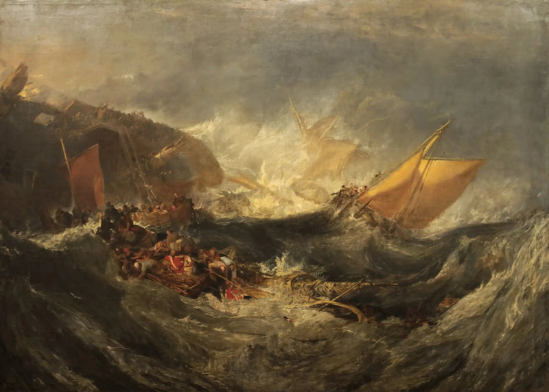 Forlis av et frakteskip - J. M. W. Turner
