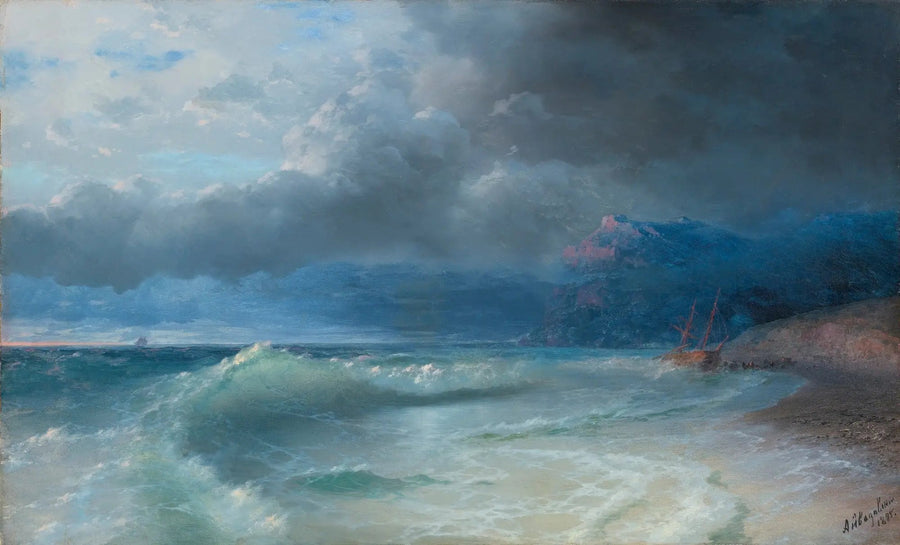 Skiping på en stormfull morgen - Ivan Aïvazovski

Source:
Naufrage par un matin orageux - Ivan Aïvazovski