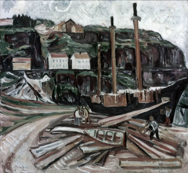 Skip under demontering - Edvard Munch