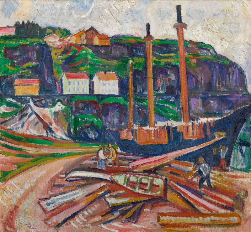 Skip under demontering - Edvard Munch