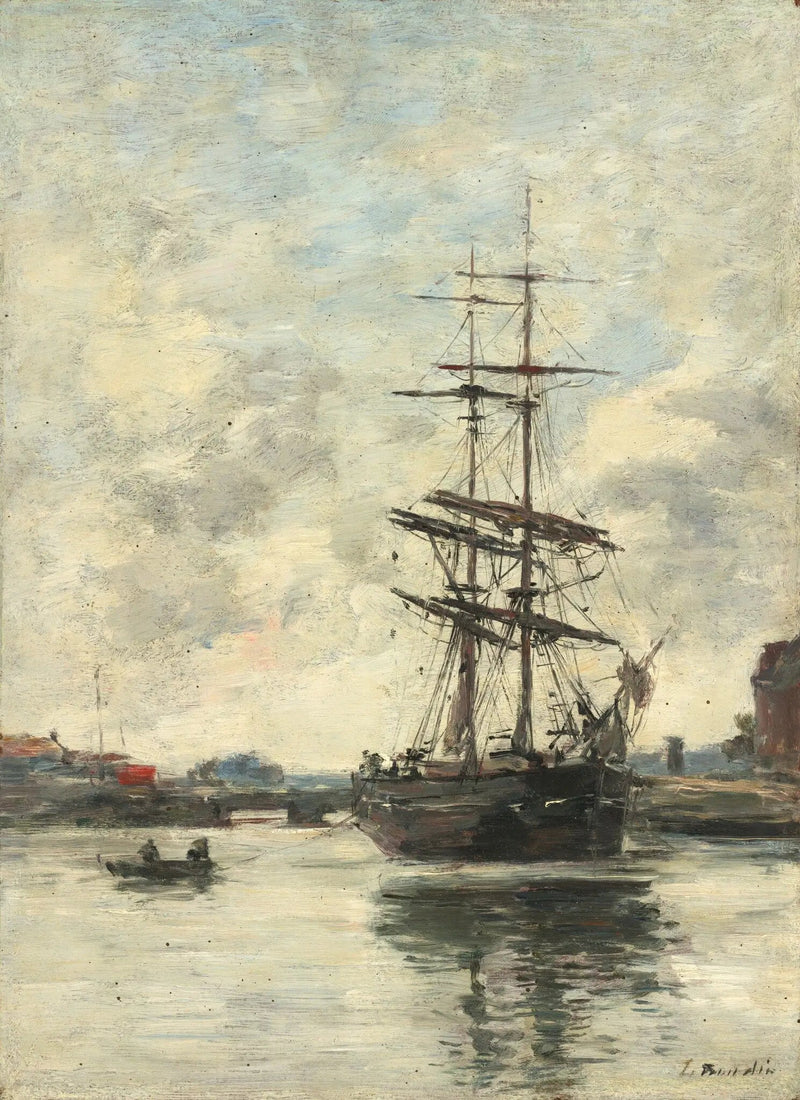 Skip på Touques - Eugène Boudin