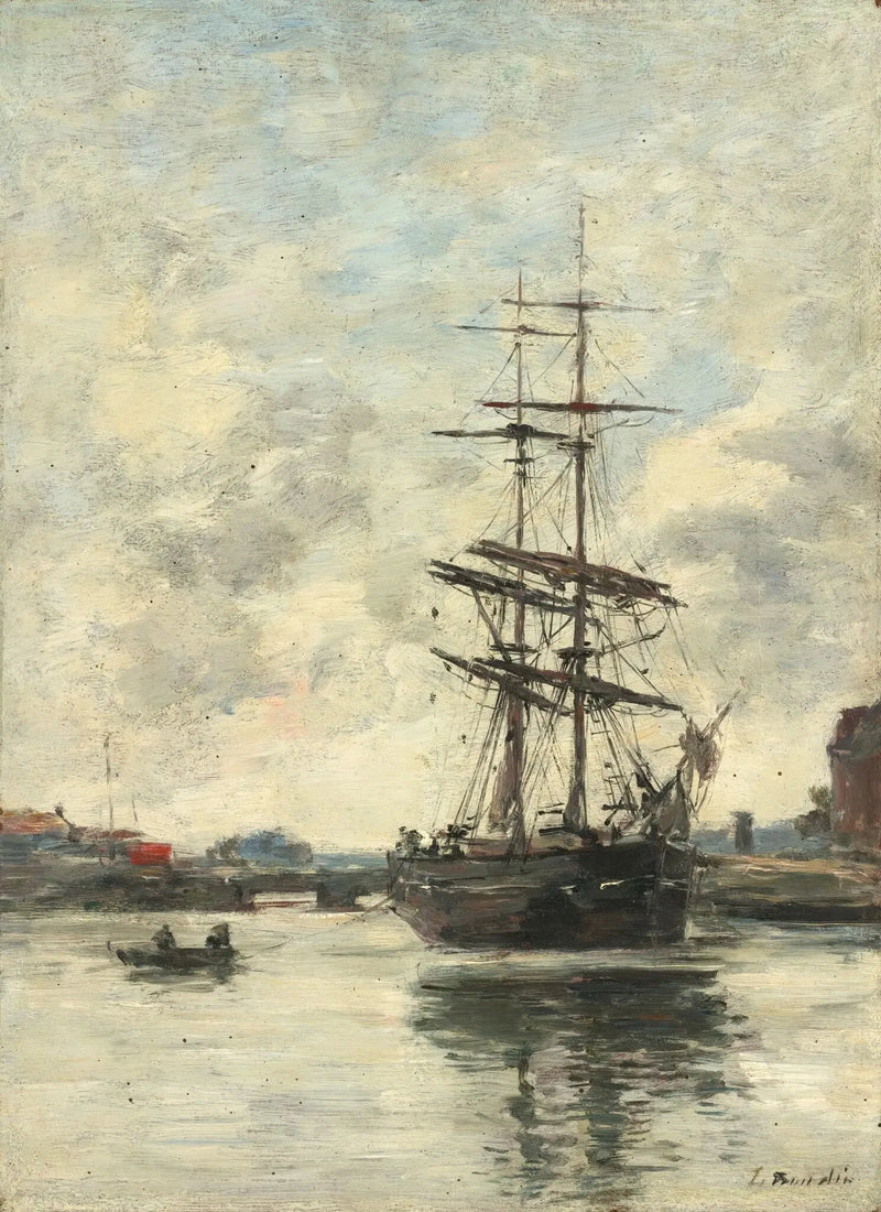Skip på Touques - Eugène Boudin
