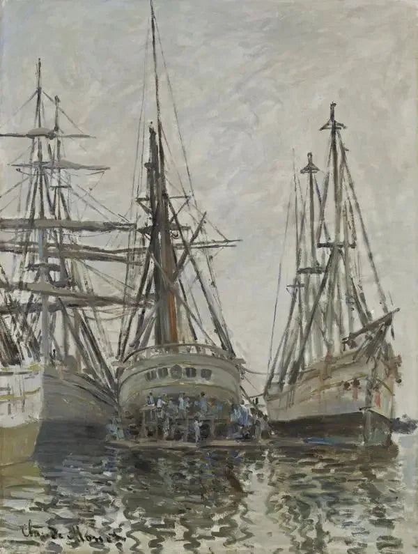 Skip under reparasjon - Claude Monet