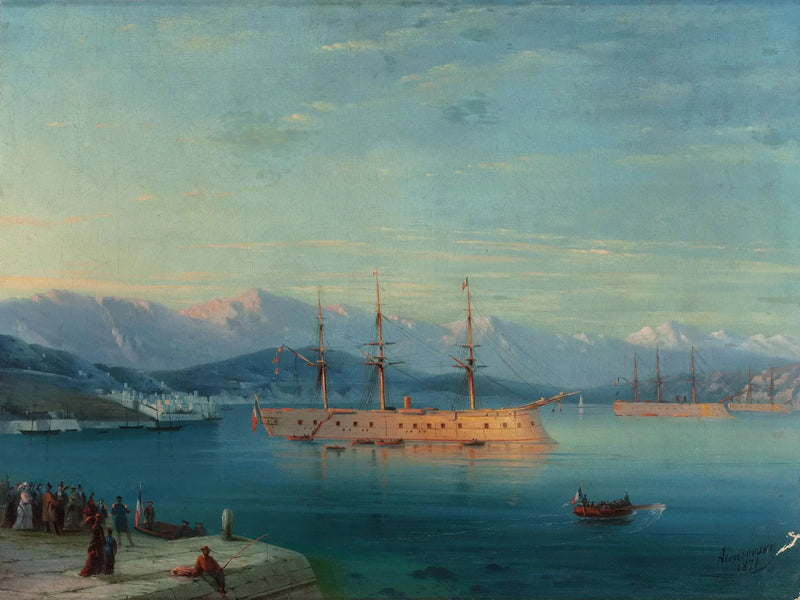 Franske skip fra Svartehavet - Ivan Aïvazovski

Source:
Navires français au départ de la mer Noire - Ivan Aïvazovski