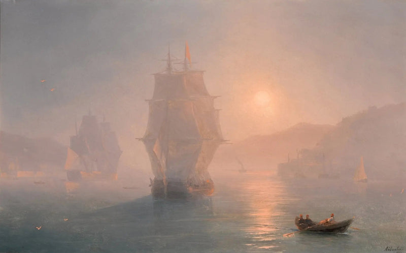 Skipene en tåket morgen - Ivan Aïvazovski

Source:
Navires par un matin brumeux - Ivan Aïvazovski