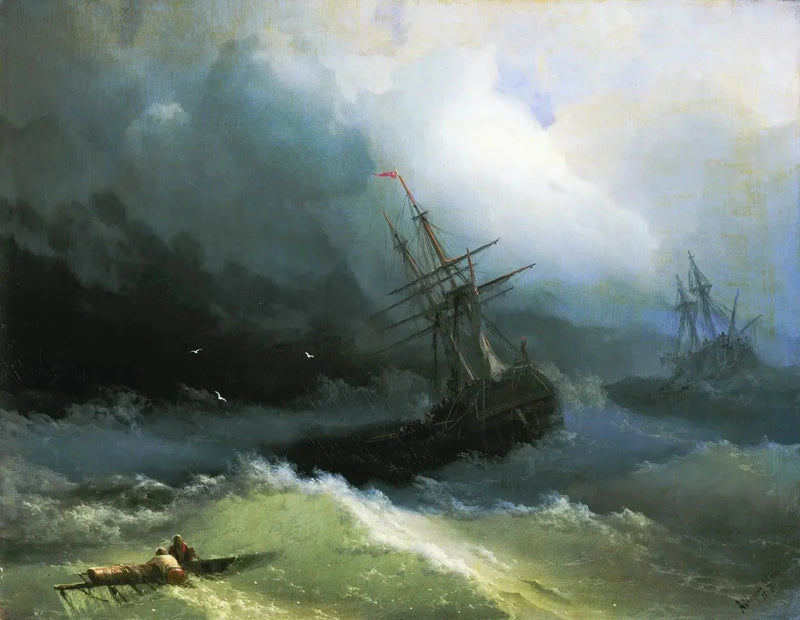 Skip på det rasende havet - Ivan Aïvazovski

Source:
Navires sur la mer déchaînée - Ivan Aïvazovski