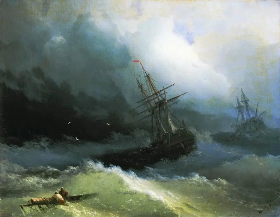 Skip på det rasende havet - Ivan Aïvazovski

Source:
Navires sur la mer déchaînée - Ivan Aïvazovski