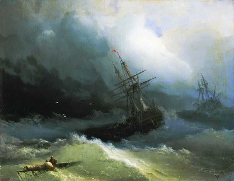 Skip på det rasende havet - Ivan Aïvazovski

Source:
Navires sur la mer déchaînée - Ivan Aïvazovski