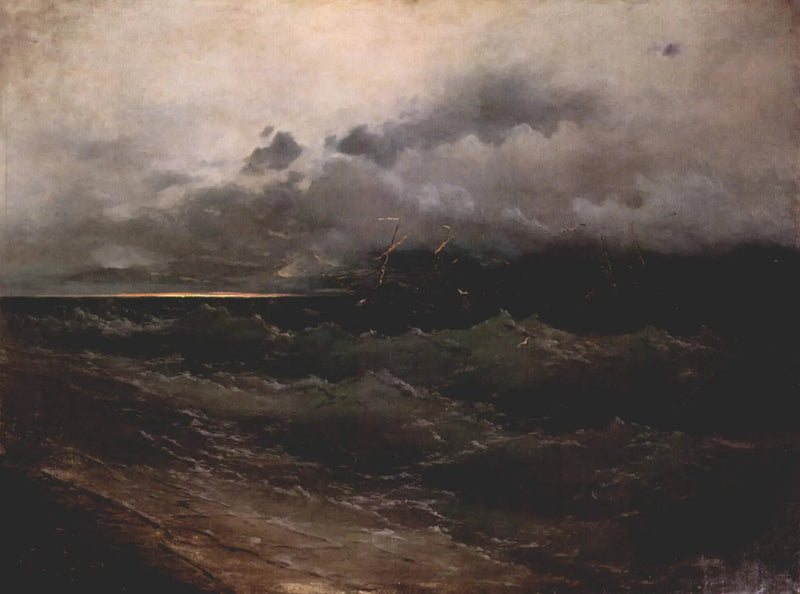 Skip på en urolig sjø, soloppgang - Ivan Aïvazovski

Source:
Navires sur une mer agitée, lever de soleil - Ivan Aïvazovski