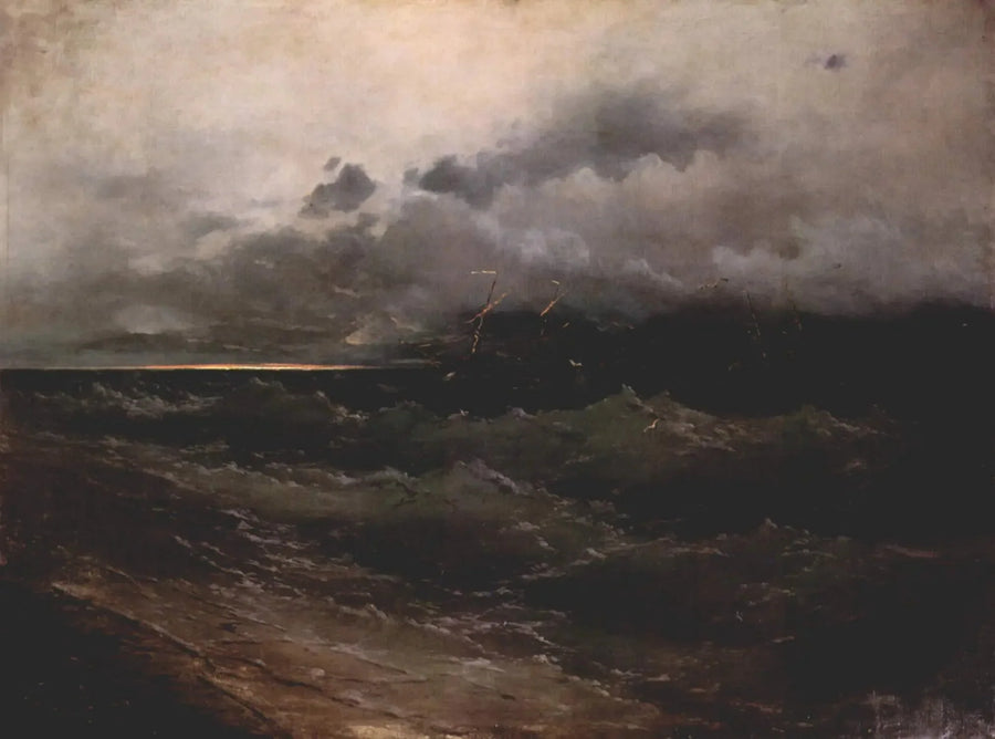 Skip på en urolig sjø, soloppgang - Ivan Aïvazovski

Source:
Navires sur une mer agitée, lever de soleil - Ivan Aïvazovski