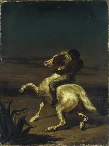 Rytter med neger - Théodore Géricault